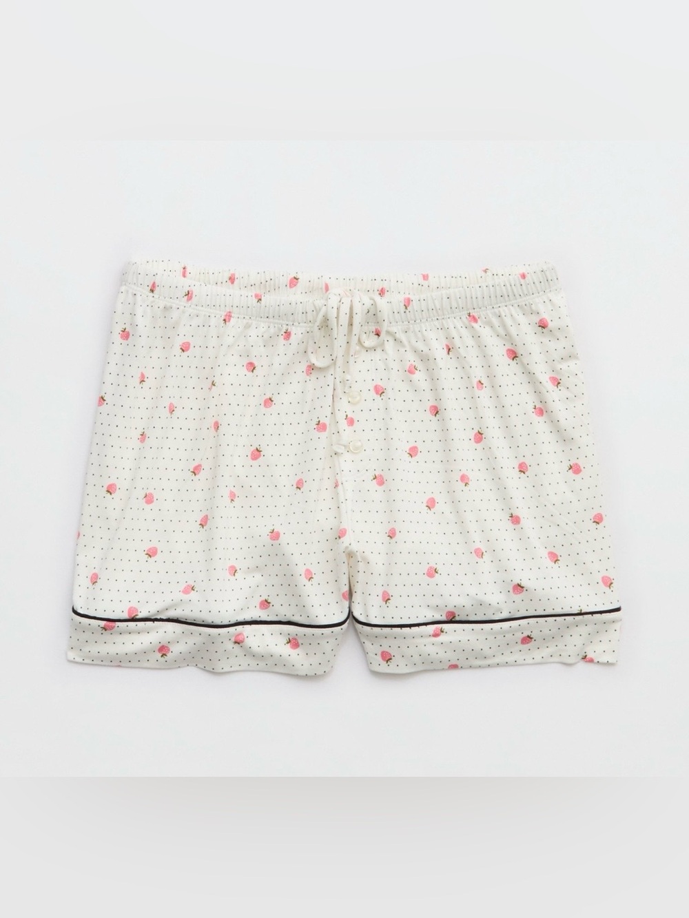 Aerie Real Soft Short Sleeve Pajama Shorts NWT 🍓